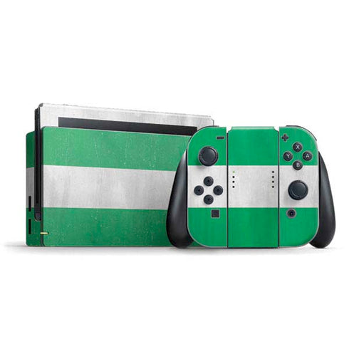 Nigeria Flag Distressed Nintendo Skins